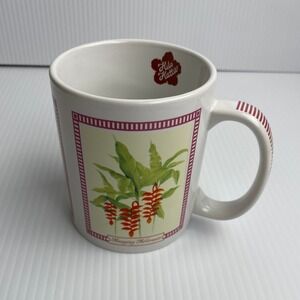 Hilo Hattie Hawaii Tropical Flowers Hibiscus Bird of Paradise Ceramic Mug